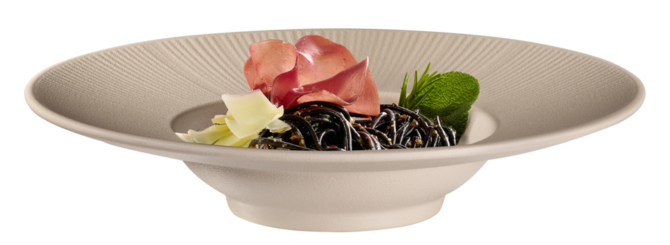 APS Pastabord NERO, diameter: 290 mm, zand