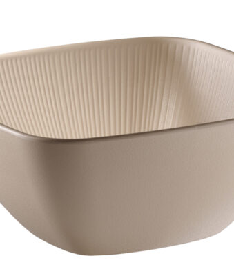 APS NERO schaal, vierkant, 250 x 250 mm, zandkleur