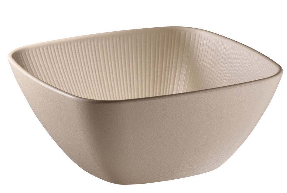 APS NERO schaal, vierkant, 250 x 250 mm, zandkleur APS NERO schaal, vierkant, 250 x 250 mm, zandkleur