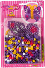 Hama strijkkralen maxi 'Vlinder' op kaart