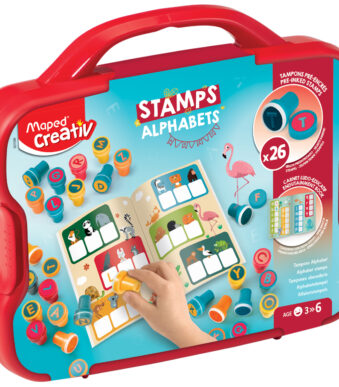 Maped Creativ stempelset 'Alfabet' in koffer