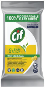 Cif Pro Formula Clean & Shine reinigingsdoekjes, 100 stuks