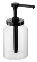 APS Doseerdispenser DISPENSA, 1,7 liter, transparant/zwart