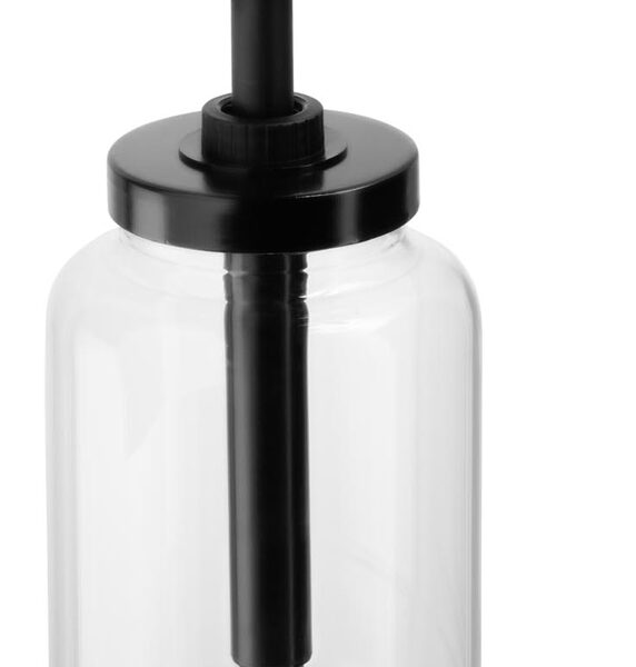 APS Doseerdispenser DISPENSA, 1,7 liter, transparant/zwart
