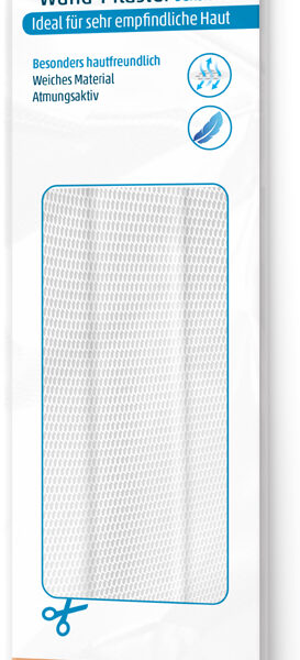 Lifemed Wondpleister 'Gevoelig', wit, 500 mm x 60 mm.