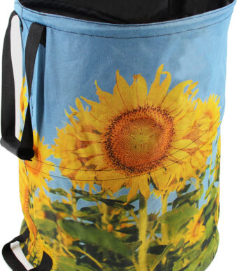Vouwzak voor tuin zonnebloem, 109 liter, kunststof
