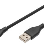 DIGITUS USB 2.0 Silicon aansluitkabel, USB-C naar USB-A, 0,5 m