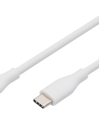 DIGITUS USB 2.0 Siliconen aansluitkabel, USB-C, 0,5 m, wit