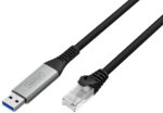 DIGITUS USB 3.2 Ethernet-kabel, USB-A naar RJ45, 2,0 m