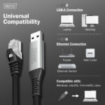 DIGITUS USB 3.2 Ethernet-kabel, USB-A naar RJ45, 2,0 m