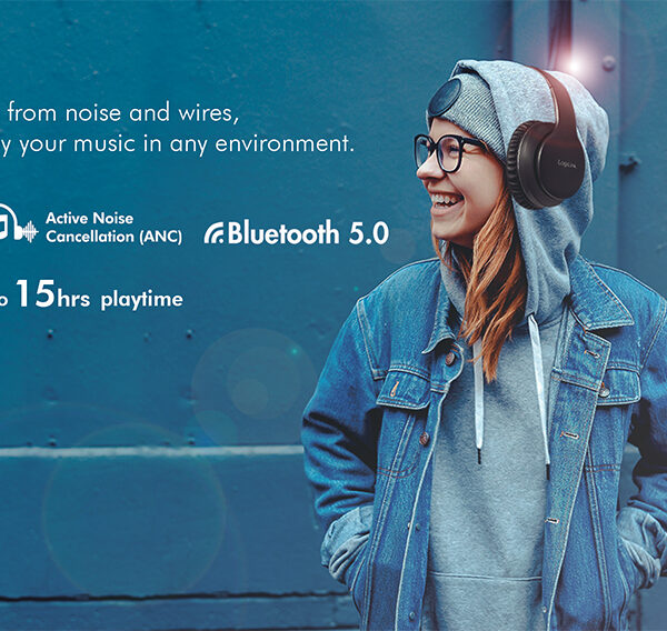 LogiLink Bluetooth V5.0 Active-Noise-Cancelling-Headset