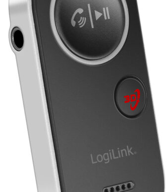 LogiLink BT 5.4 3D-Audio Receiver, zwart, Bluetooth