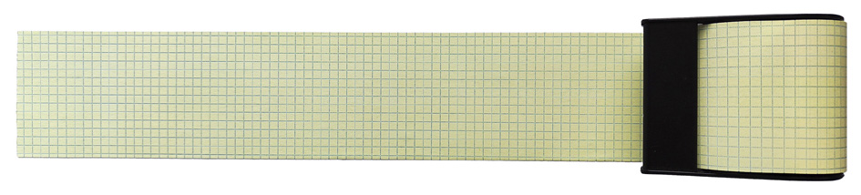 RNK Verlag memoblok op rol in dispenser, geruit, pastelgeel RNK Verlag memoblok op rol in dispenser, geruit, pastelgeel