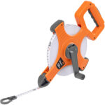 Bradas glasvezel rolmeetlint met kruk, 50 m