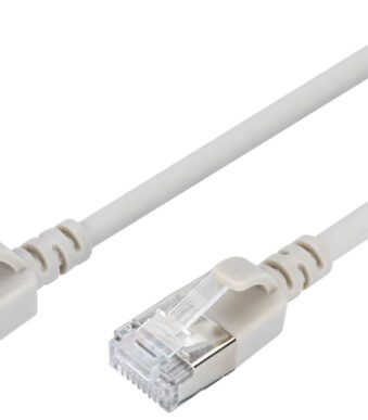 DIGITUS Slim Patchkabel, Cat. 6A, F/FTP, rood, 0,3 m