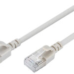 DIGITUS Slim Patchkabel, Cat. 6A, F/FTP, groen, 0,3 m