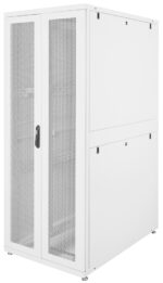 19 inch serverrack Unique serie, 42 hoogtes, lichtgrijs