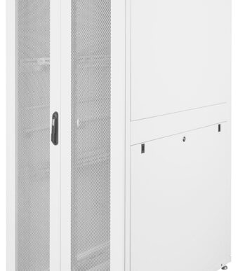 19 inch serverrack Unique serie, 42 hoogtes, lichtgrijs