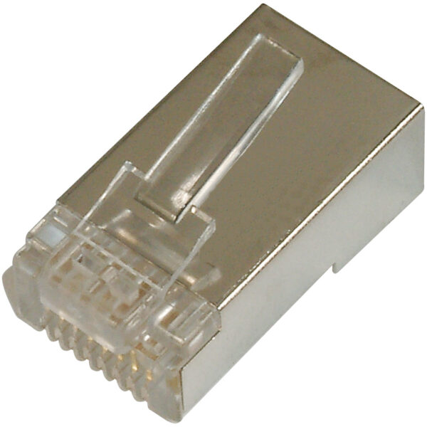 DIGITUS RJ45 stekker voor ronde kabel, Cat. 6, afgeschermd