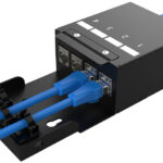 DIGITUS Consolidatiepunt behuizing, 4-poorts, zwart