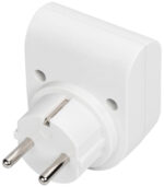 DIGITUS Overspanningsbeveiliging-adapter, 16 A, 3.500 W, wit