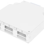 DIGITUS DIN-railadapter voor 6x SC/DX koppelingen, grijs