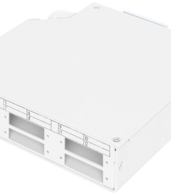 DIGITUS DIN-railadapter voor 6x SC/DX koppelingen, grijs