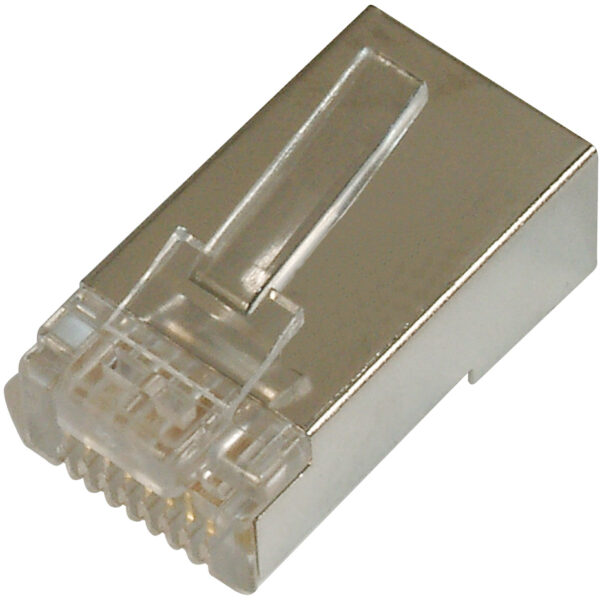 DIGITUS RJ45 connector voor ronde kabel, Cat. 5e, afgeschermd