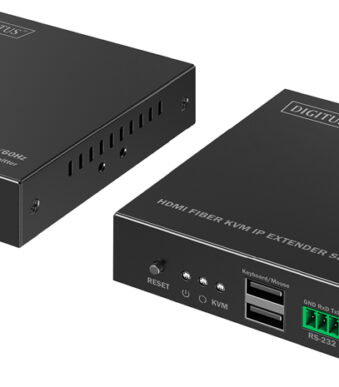 DIGITUS 4K HDMI IP Extender Set, Glasvezel, 300 m/40 km