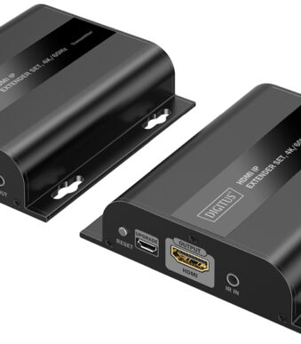 DIGITUS 4K HDMI IP Extender Set, Full HD, 120/200 m