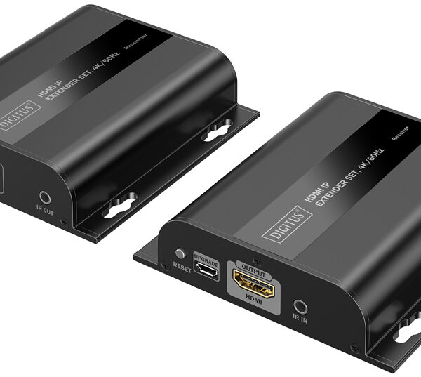DIGITUS 4K HDMI IP Extender Set, Full HD, 120/200 m