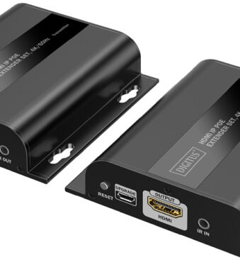 DIGITUS 4K HDMI IP PoE Extender Set, 120/200 m