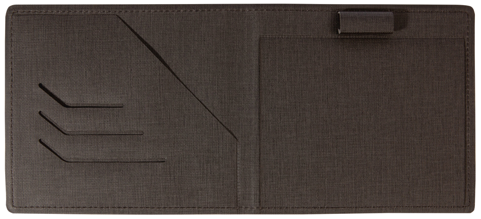 Sigel Kaft voor formulierenboek, DIN A6 liggend, PU, antraciet Sigel Kaft voor formulierenboek, DIN A6 liggend, PU, antraciet