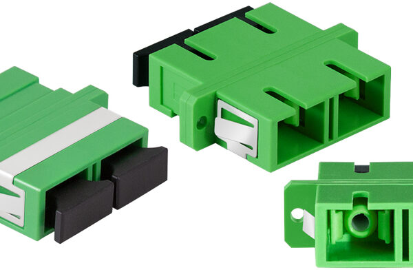 LogiLink glasvezel koppelingsset, 2x SC Duplex, met flens, groen