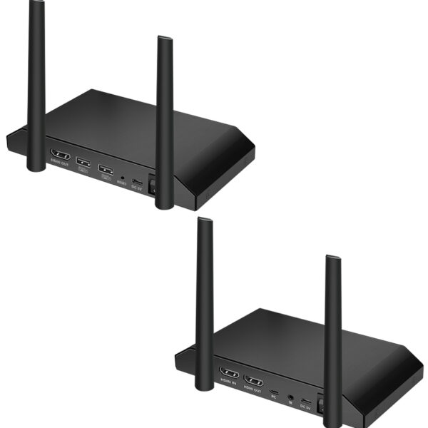 LogiLink Draadloze HDMI Extender Set, KVM, 4K/60Hz, 150m