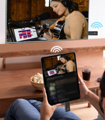 LogiLink Draadloze HDMI Extender Set, 4K/30Hz, 30 m, zwart