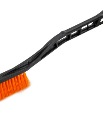 Bradas ijskrabber met sneeuwborstel, 600 mm, zwart/oranje