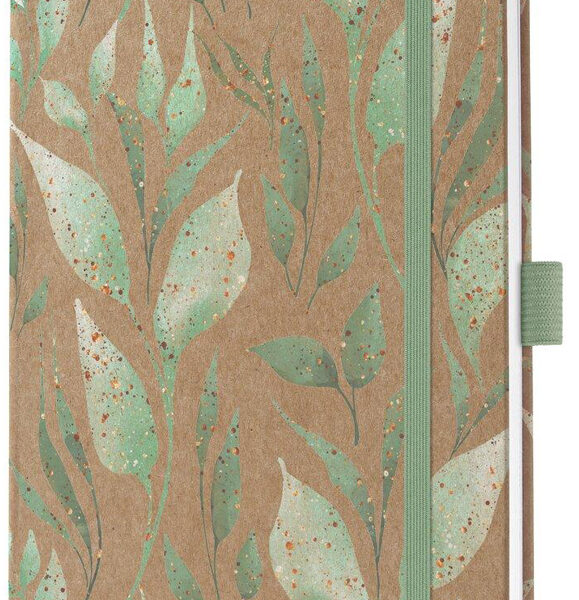 Sigel A5 agenda Jolie Pure 2026 'Sparkle Leaves