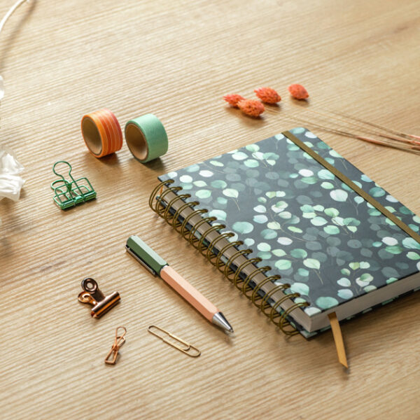 Sigel Spiraalschrift Jolie Inspire 'Eucalyptus Night', A5-formaat