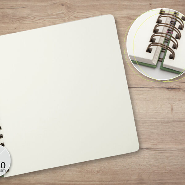 Sigel Spiraalboek Jolie Inspire Square 'Golden Rain