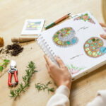 Sigel Spiraalboek Jolie Inspire Square 'Fairytale Garden