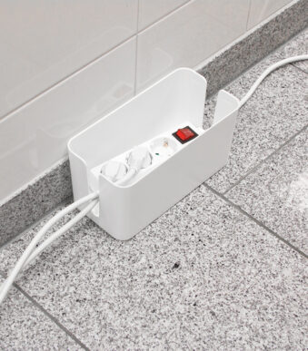 LogiLink Kabelbox klein, wit