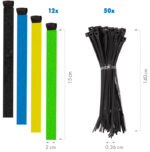 LogiLink Kabelorganisatieset 128-delig in box