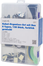 LogiLink Kabelorganisatieset 128-delig in box