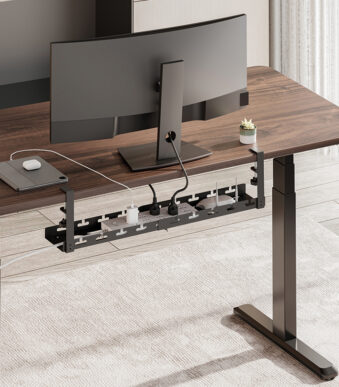 LogiLink Uitschuifbare kabelgoot voor onder tafel