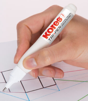 Kores correctiepen 'Tri Pen', wit, inhoud: 10 g