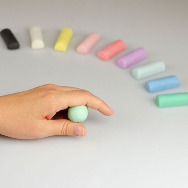 Kores Kinderklei 'PLASTILINA Pastel', 10 pasteltinten