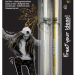 Kores Gel-inktroller K11 Metallic, 2 stuks