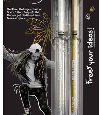 Kores Gel-inktroller K11 Metallic, 2 stuks