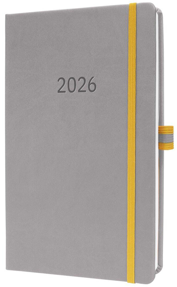 Sigel Agenda Linescape 2026, A5, lichtgrijs Sigel Agenda Linescape 2026, A5, lichtgrijs
